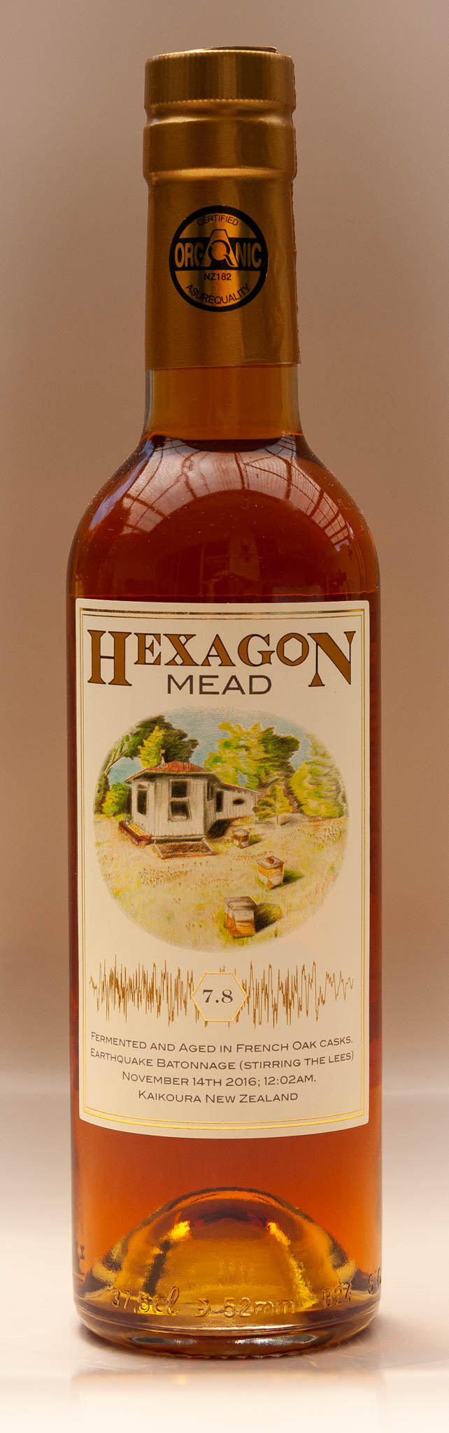 Earthquake Batonnage Mead 2016 - Certified Organic - Limited Edition