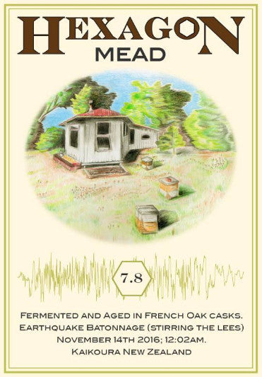 Earthquake Batonnage Mead 2016 - Certified Organic - Limited Edition